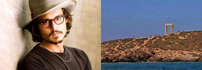 Johnny Depp foi um dos famosos que investiu na Grécia comprando uma ilha só sua (Foto: Reprodução)