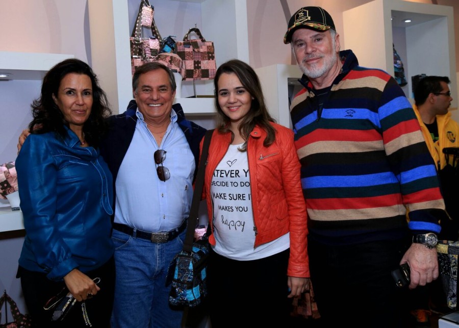 Jô Cabral, Ronnie Von, Giuliana e Edson Cabral (Foto: Divulgação)