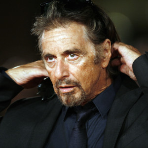 U.S. actor and director Pacino gestures on red carpet as he arrives for his movie Chinese Coffee at Rome's Film Festival