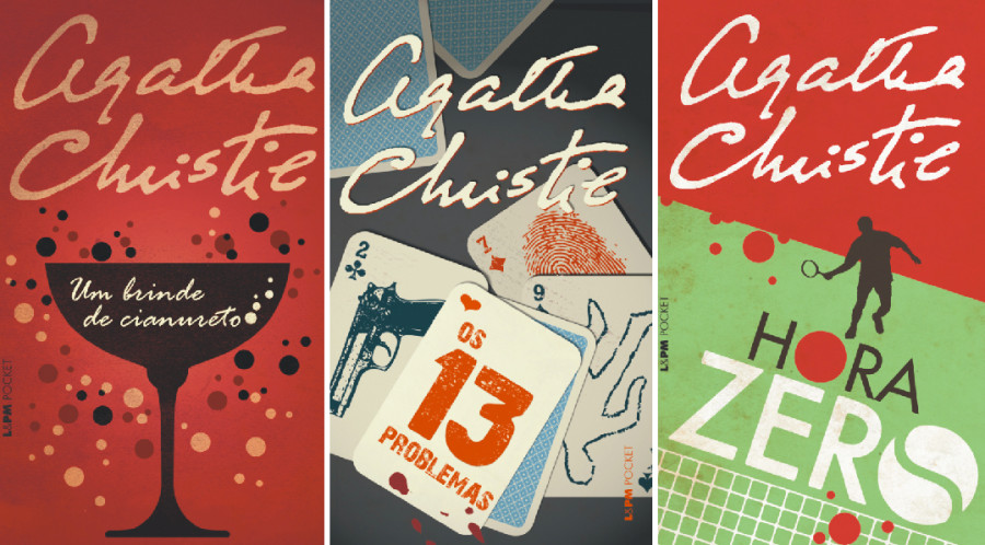 Capas dos livros de Agatha Christie (Foto: Divulgação)
