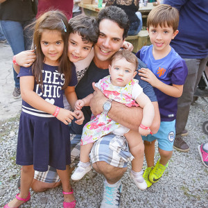 Maria, Guilherme, Luis e Rafaela Pepi com Leonardo Mattiussi (Foto: Divulgação)