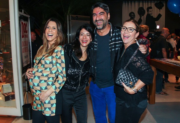 Sarah Oliveira, Marina Person, Zeca Camargo e Astrid Fontenelle (Foto: Divulgação)