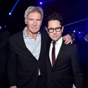  Ator Harrison Ford e diretor J.J. Abrams (Foto: Divulgação)