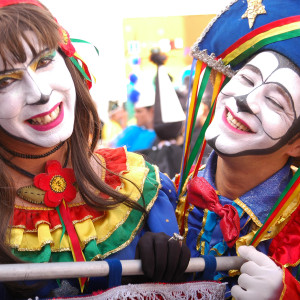 Pintura carnavalesca (Foto: Divulgação)