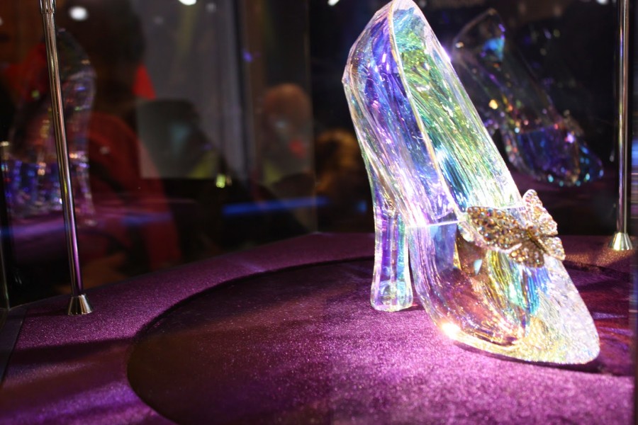sapato de cristal foi criado para produção do filme em 2015 (Foto: Divulgação)
