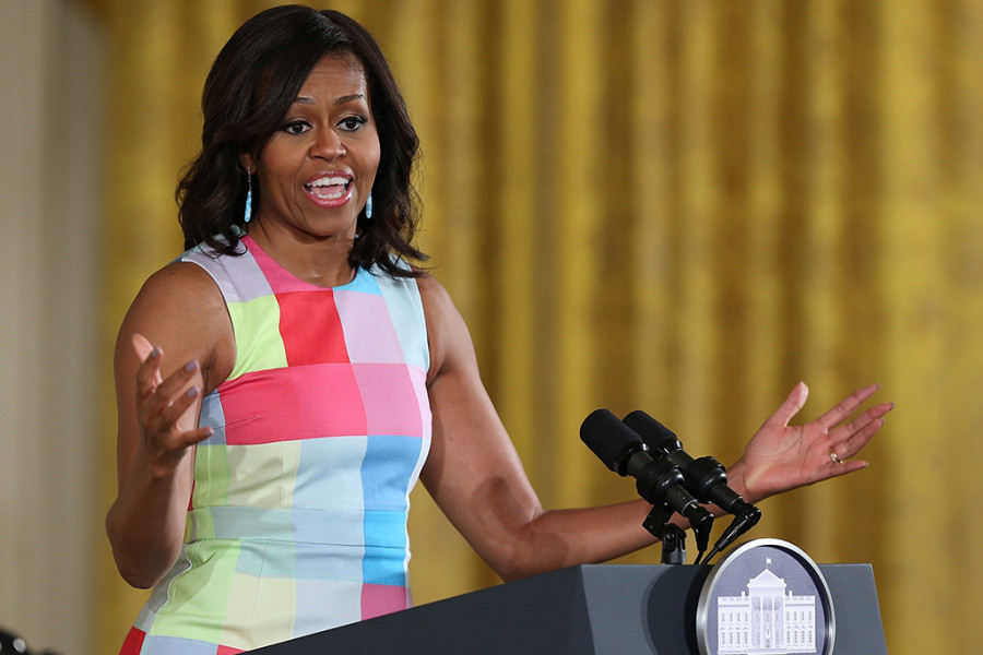 Michelle Obama, é a 10ª mulher mais poderosa do mundo (foto: divulgação)
