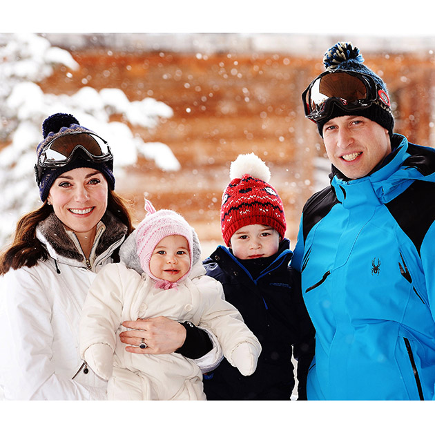 família real aproveita dia de neve (foto: divulgação)