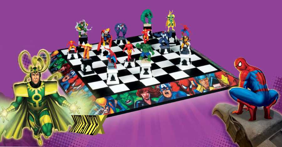 Tabuleiro de xadrez Marvel (Foto: Divulgação)