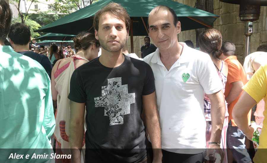 Alex e Amir Slama (Foto: clacrideias)