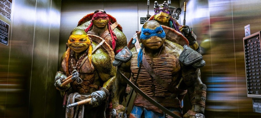 Os tartaruga ninja Michelangelo, Donatello, Raphael e Leonardo (Foto: Divulgação)