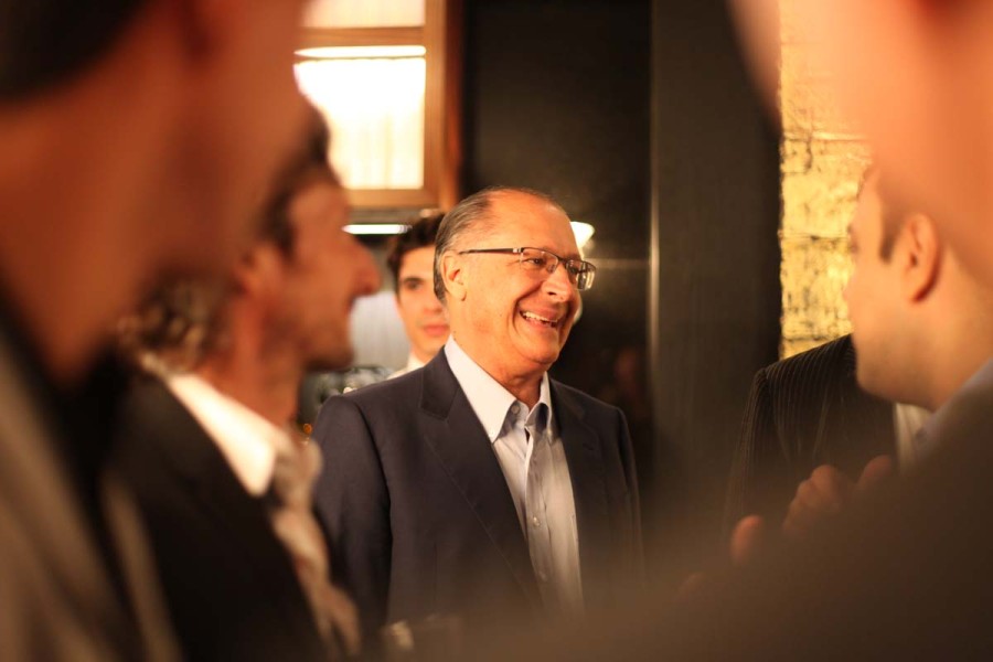 Geraldo Alckmin na Casa Cor São Paulo 2016 (Foto: Nair Barros)