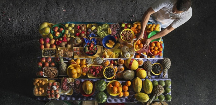 Núcleo de comidas de rua reúne imagens de feiras e praças da cidade (Foto: Divulgação)