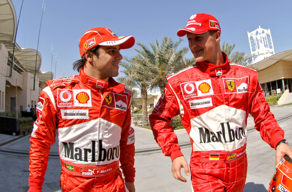 Massa e Schumacher (Foto: Divulgação)