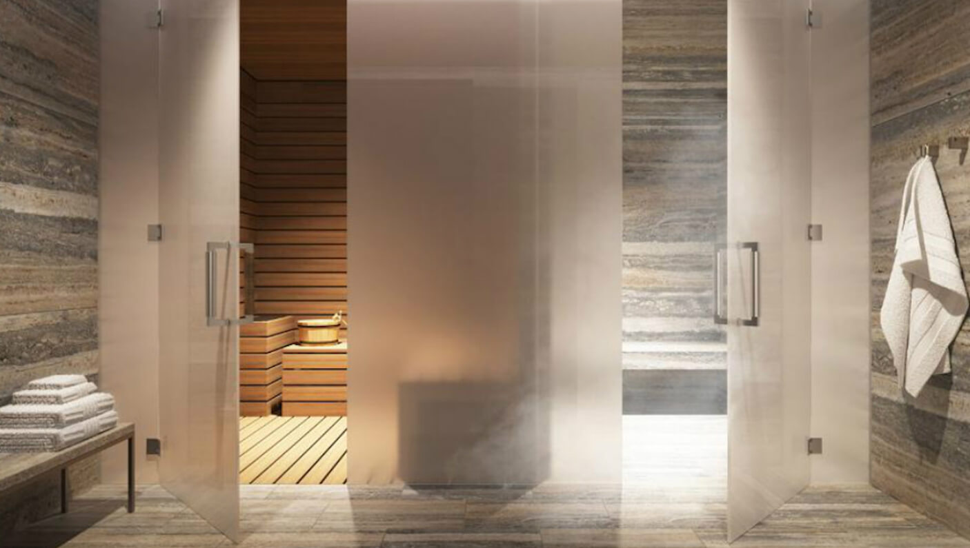 Spa com sauna e sala de vapor (Foto: Divulgação)